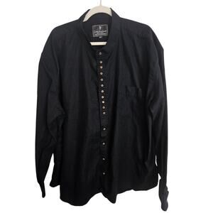 Celtic Ranchwear Shirt Western Shirt Men 3XL Black Irish Tradition Cowboy Shirt